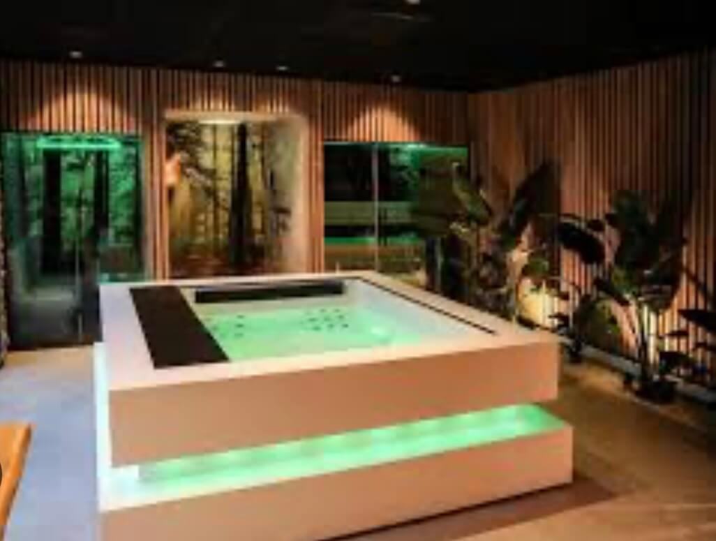 Bubbelbad in de wellness